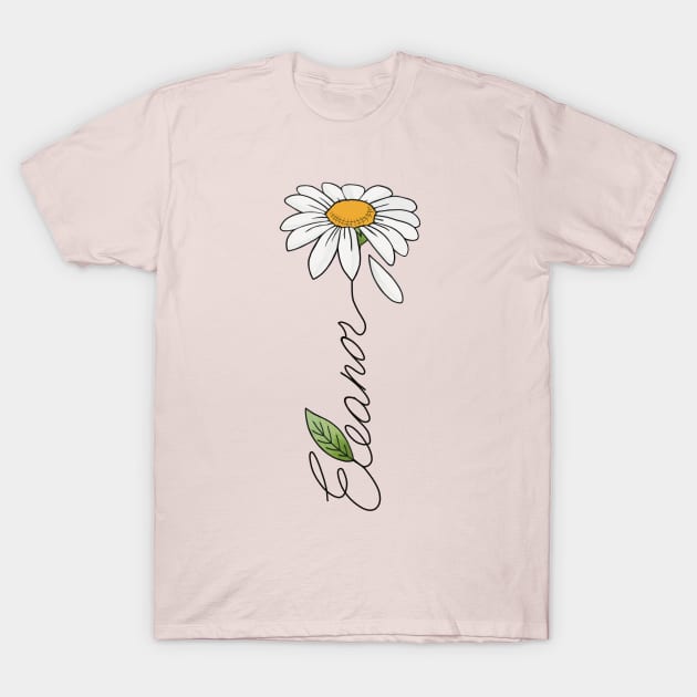 Eleanor - Daisy Design T-Shirt by Plucking Daisies